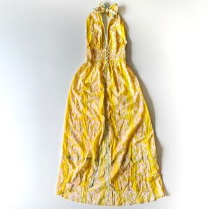 Shoshanna Halter Floral Dress